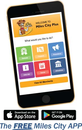 Download the Miles City Plus app
